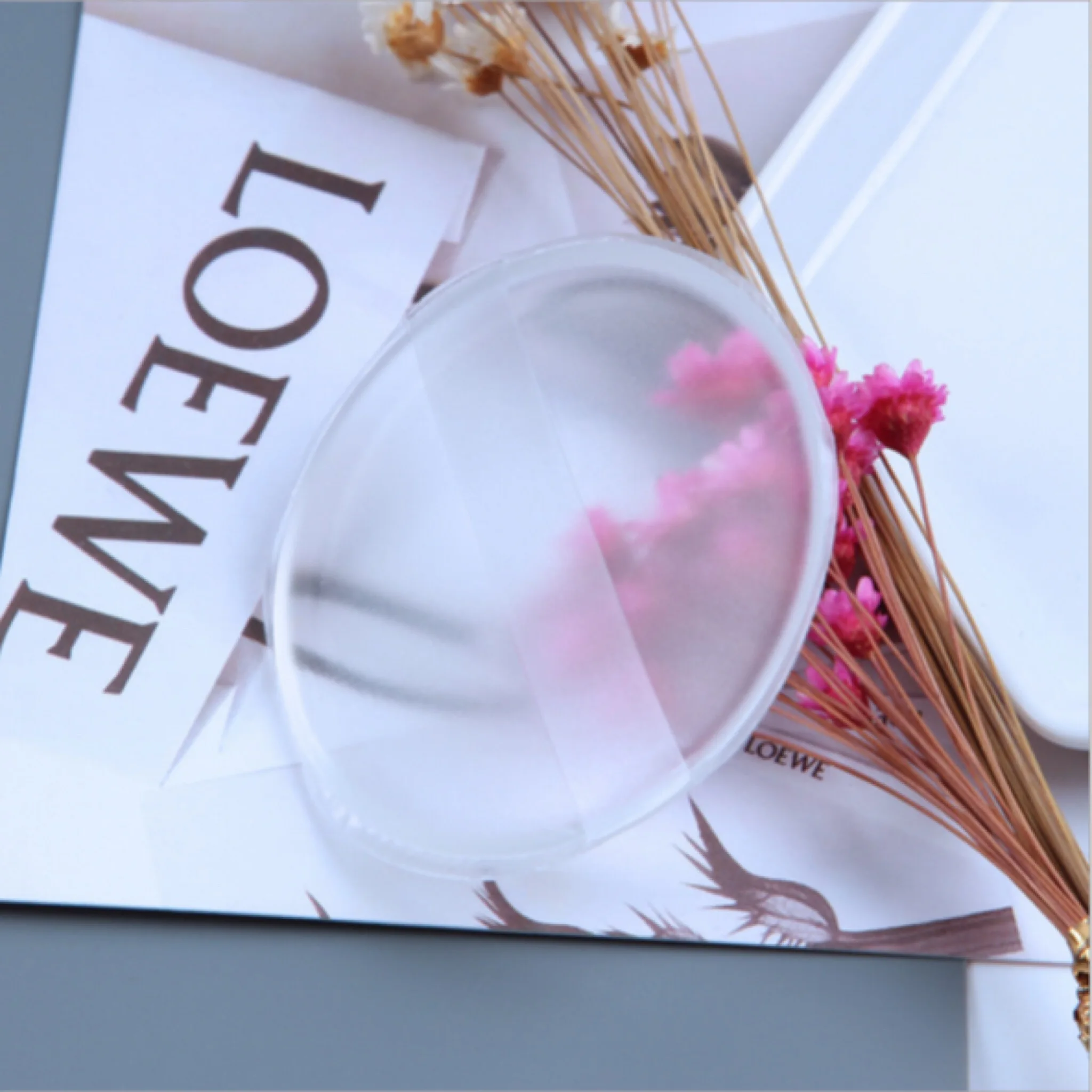 Мягкий силиконовый прозрачный Круглый тональный крем 1 шт. косметический спонж