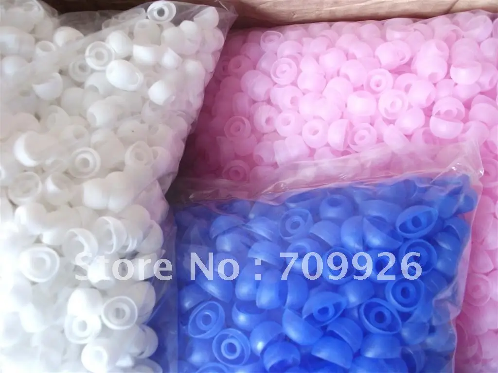 Linhuipad In-ear earbud covers Silicone earbud tips earbud covers bulk packing 1000pcs/lot
