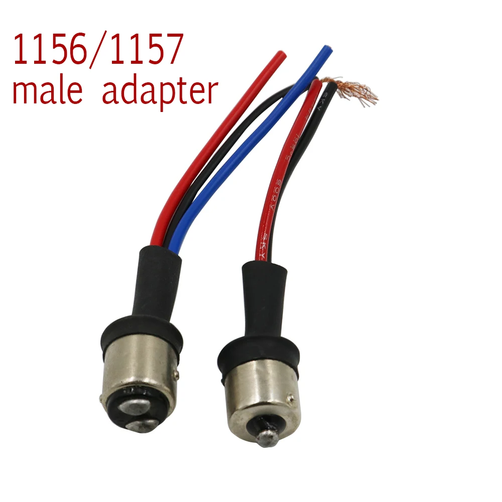 YSY 20 шт. Подробная информация о BAY15S 1156 BAY15D 1157 Мужской адаптер жгут проводов для
