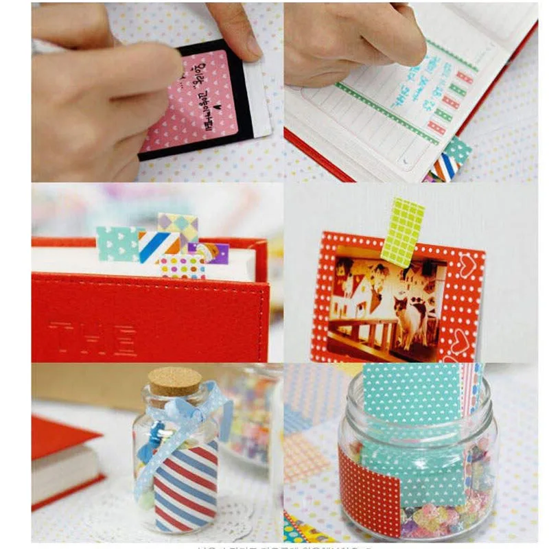 DIY 20pcs/set New Cute for Polaroid Films Photo Cute Diary Stickers For FujiFilm Instax Mini Instant 11 9 8 7S 25 50S images - 6