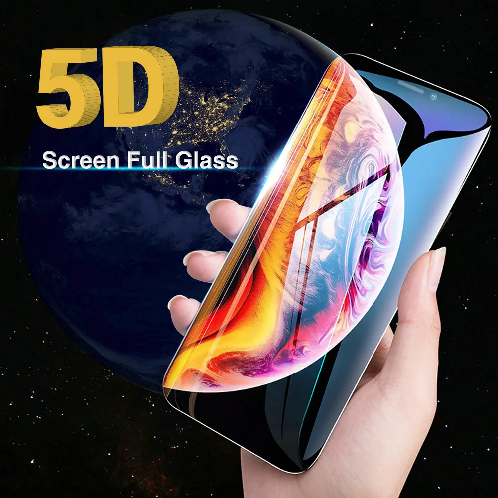 9D/5D закаленное защитное стекло для iphone 7 8 Plus Защитное экрана XS Max glass 6 S X XR |