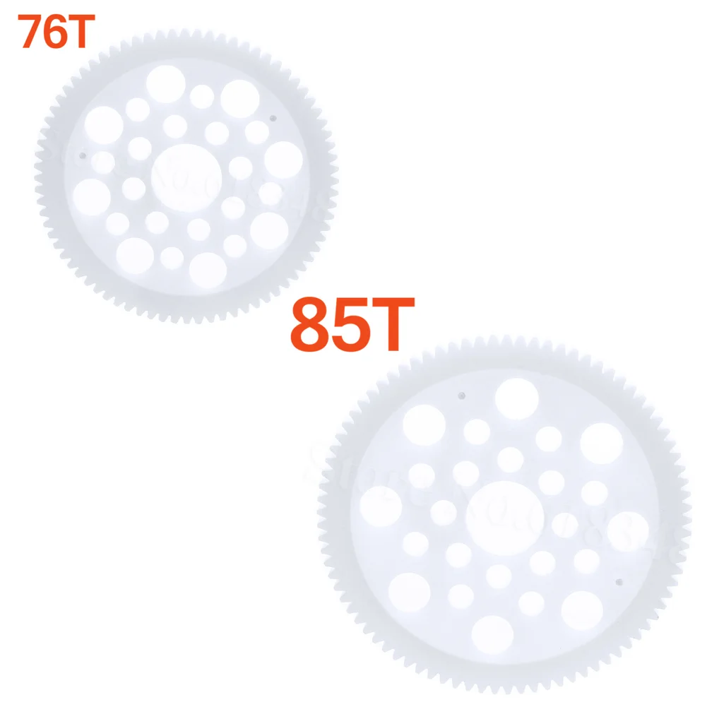 

76T 85T 48P Plastic Spur Gear for 1:10 RC Cars Models Xray T4 3Racing Sakura