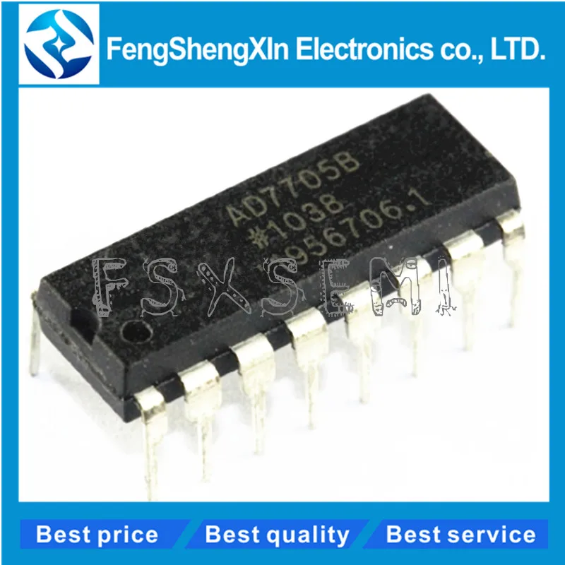 

5 шт./лот AD7705BN AD7705BNZ AD7705B DIP-16 16-бит, Sigma-Delta ADCs