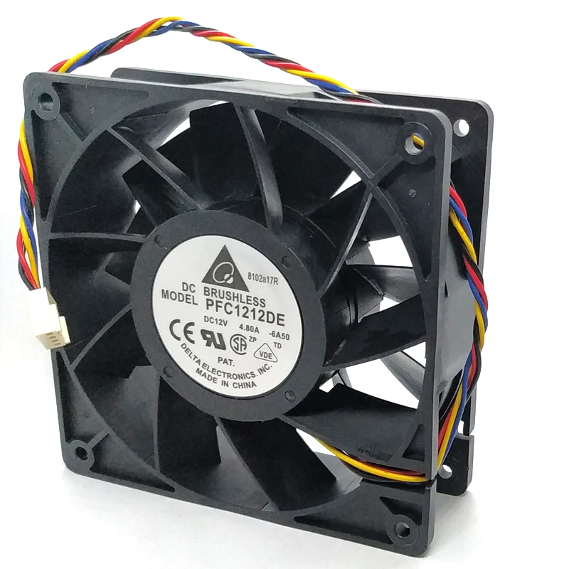 Вентилятор охлаждения Delta PFC1212DE 12 В постоянного тока 12038 А 120 дюйма 120x38 мм|Кулеры и