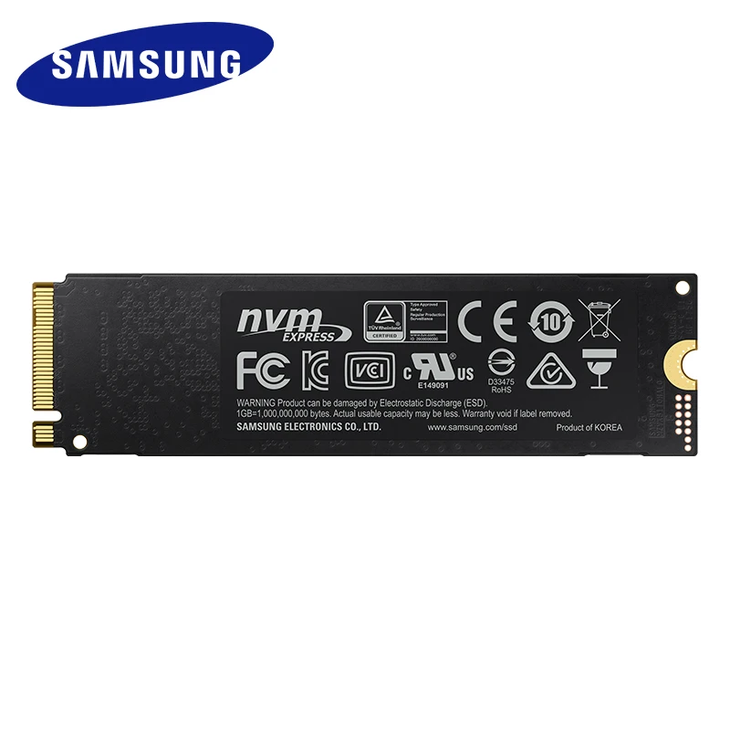 Samsung 970 EVO PLUS 250 ГБ 500 Гб ТБ NVMe SSD M.2 2280 Внутренний твердотельный жесткий диск PCIe 3 0x4 1