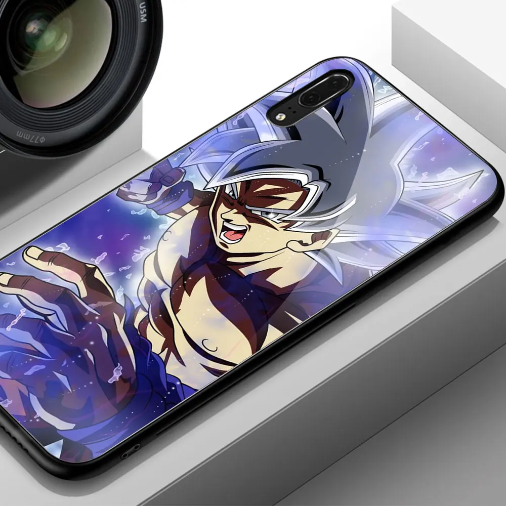 Для huawei P20 Lite чехол Dragon Ball Супер Saiyan чехол из закаленного стекла для huawei mate 9 10 Pro P10 P20 P30 Honor 10 Play Note 10 - Цвет: 02202