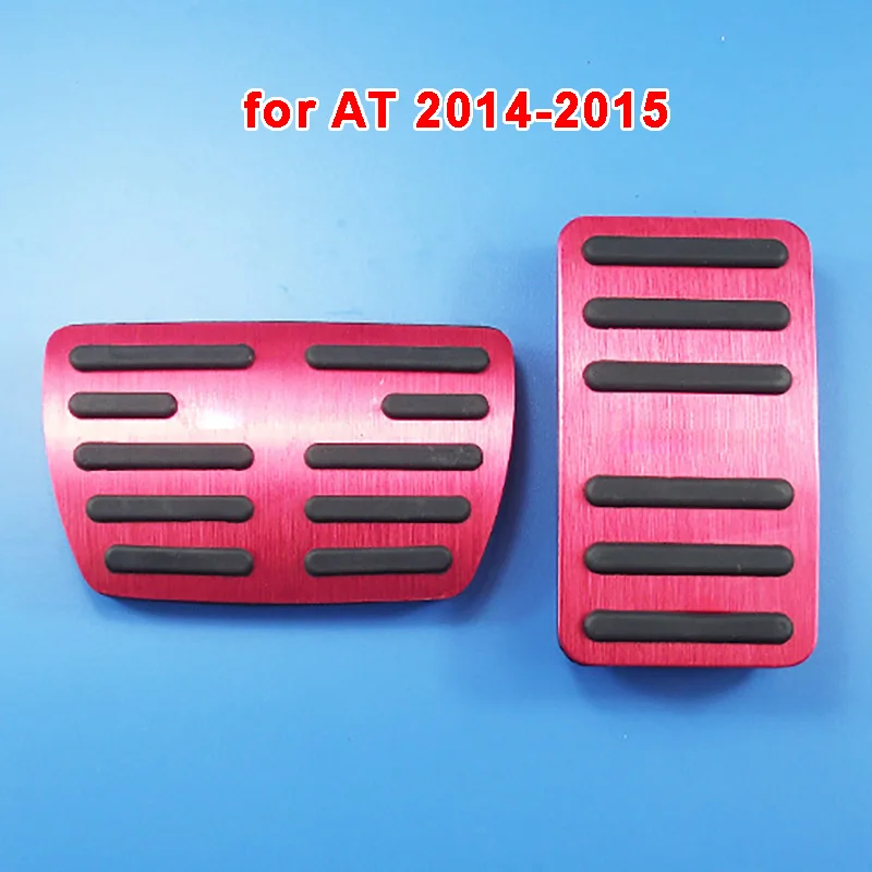 2 шт. для педали Honda Accord A/T 2008-2012/2014-2015 декоративная полоса из алюминиевого сплава