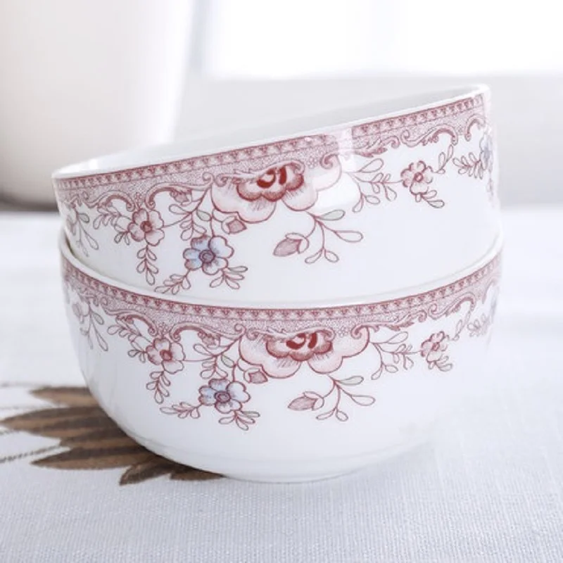 Рождественский guci, 6 шт., новинка, костяной фарфор, столовая посуда, китайская, простая, бытовая, кухонная посуда, керамические миски, Корейская чаша, подарок