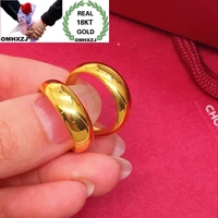 omhxzj wholesale european fashion hot jewelry woman man lovers party birthday wedding gift vintage simple 18kt gold ring rr1001