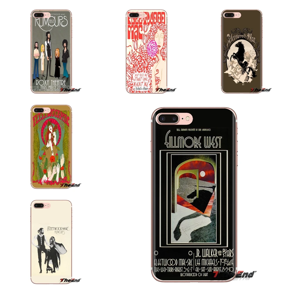 Для Sony Xperia Z Z1 Z2 Z3 Z5 compact M2 M4 M5 C4 E3 T3 XA Huawei Mate 7 8 Y3II ТПУ чехол сумка Fleetwood Mac blues soft rock Band |