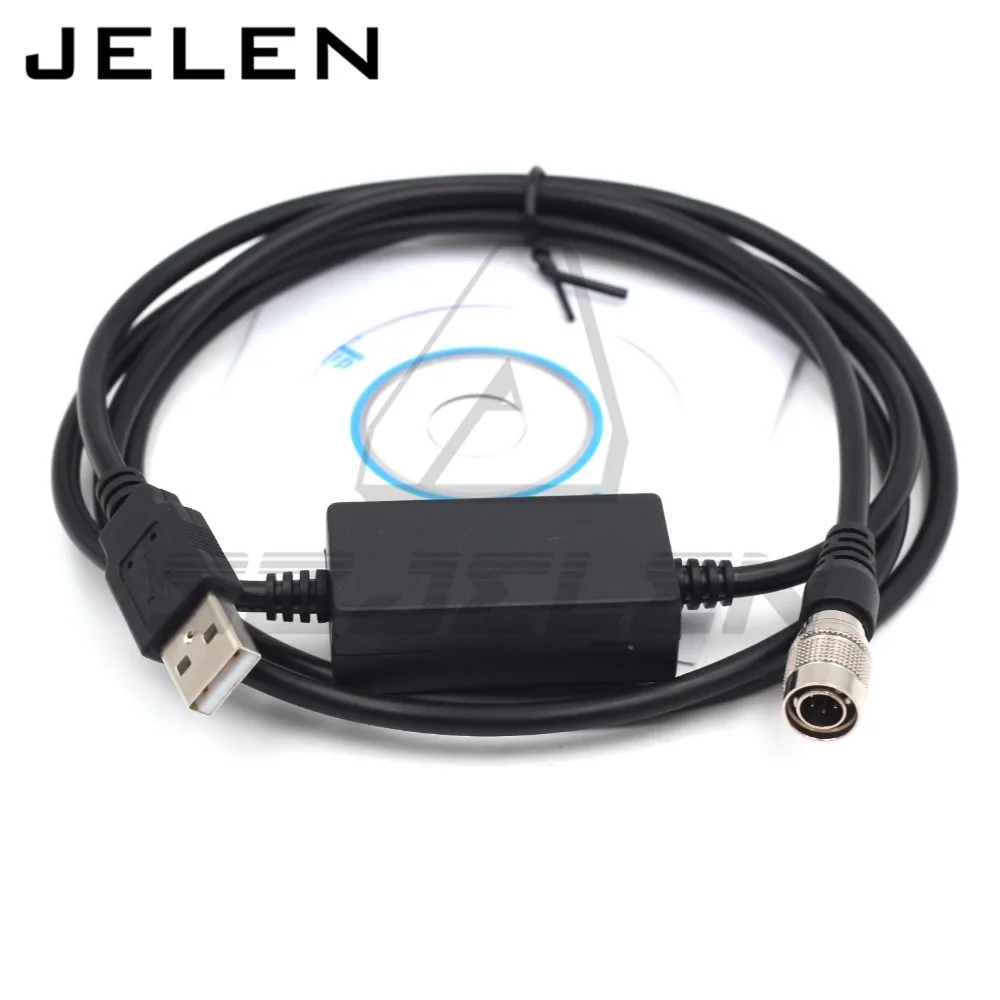 Разъем Hirose 6pin к разъему USB для Topcon USB кабель для передачи данных для Topcon Sokkia тахеометра подходит Win7/8/10