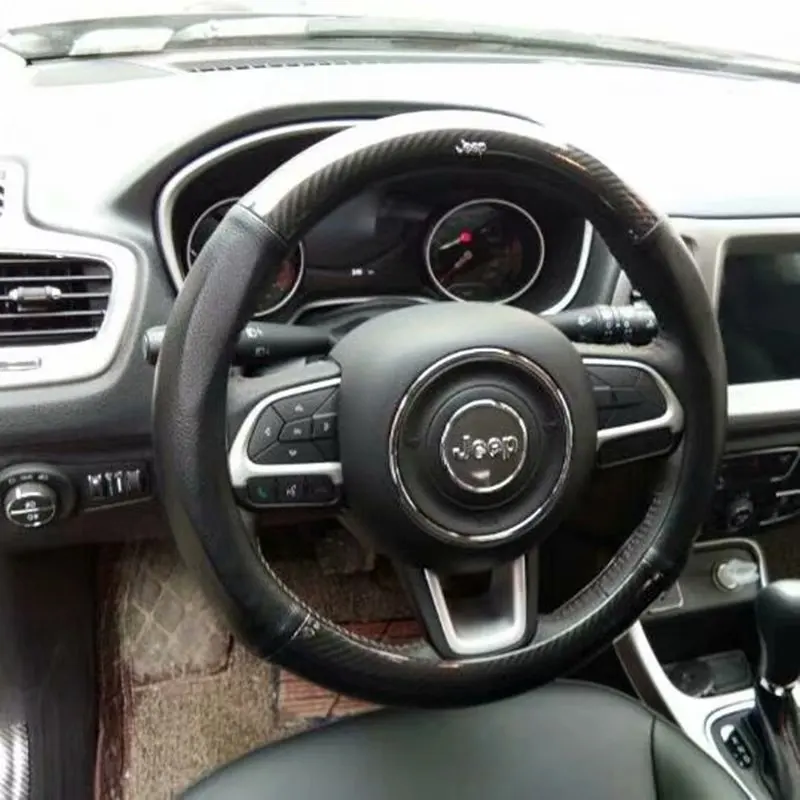 Чехол на руль автомобиля 37 дюймов 38 см 15 для Jeep Grand Cherokee Wagoneer Patriot Renegade (BU) Liberty Compass
