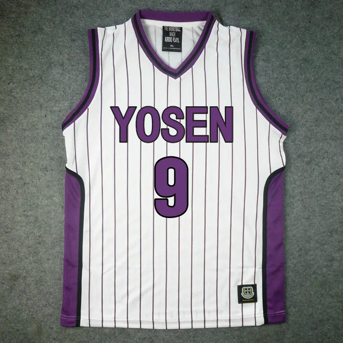 Аниме KUROKO'S Баскетбол Kuroko No Basuke Косплей Yosen школа #9 мурасакибара atсуси