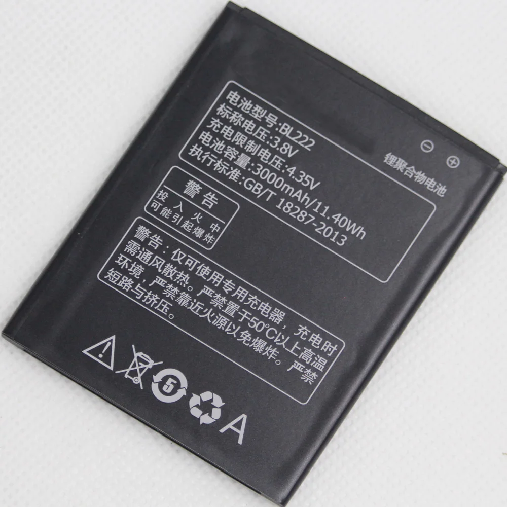 ISUNOO 10 шт./лот BL222 мобильный аккумулятор для Lenovo BL 222 S660 S668T S 660 668T 3000 мАч 3 8 в