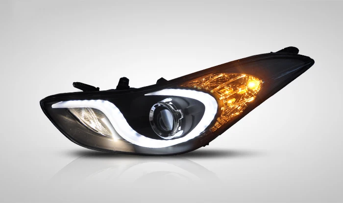 Bi-xenon HID фары для Hyundai Elantra Avante MD 8 2011-2013 с светодиодный дневные ходовые огни |