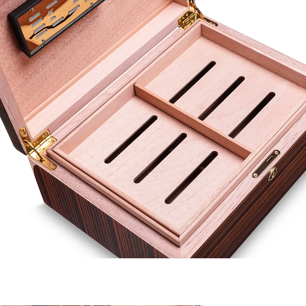 CIGARLOONG коробка для сигар деревянная сигара дисплей коробка humidor для сигар с ручкой увлажнитель для сигар cla-00812