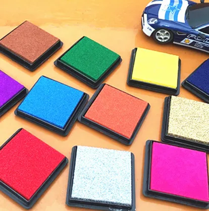 15 цветов 1 шт. 4x4 см квадратный подушечка Craft на масляной основе Diy пусковая