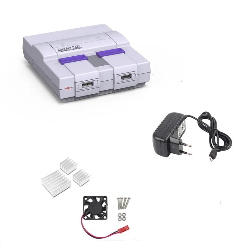 Kit B Raspberry Pi 3 Retroflag SUPERPi CASE-U чехол NESPi с функциональной мощностью и кнопки сброса для Raspberry Pi 3 Model B - Цвет: Kit B