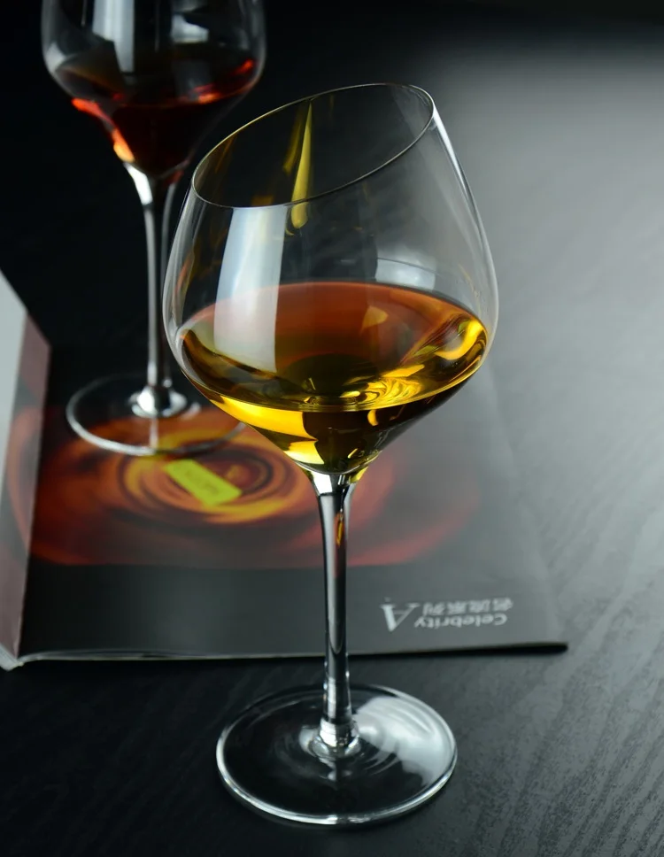 Бокал для вина домино черные бокалы оригинальные без свинца со скошенными