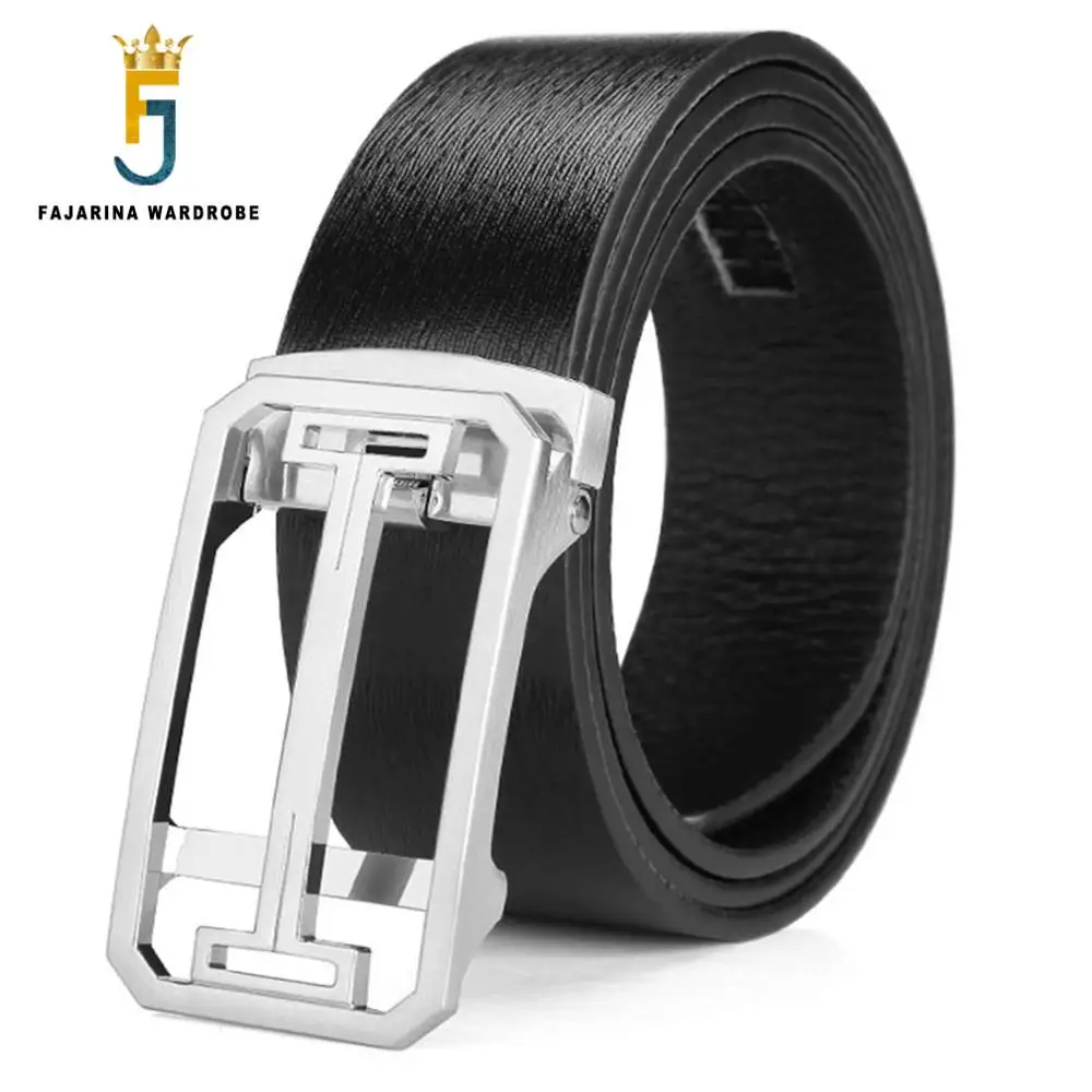 Мужской ремень из натуральной кожи с автоматической пряжкой ZDFJ083|mens formal belts|leather