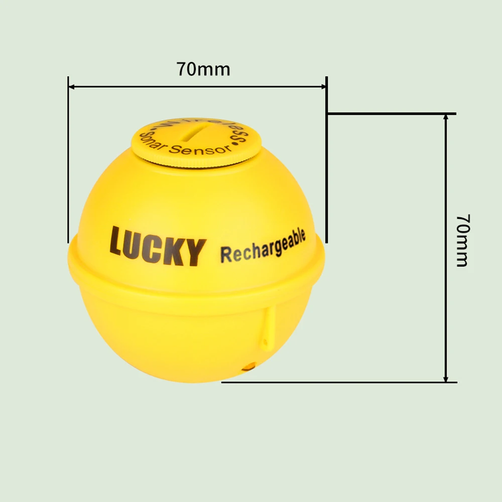 LUCKY FF1108-1CLA портативный рыболокатор 100 м/300 футов глубина рыбы Сигнализация
