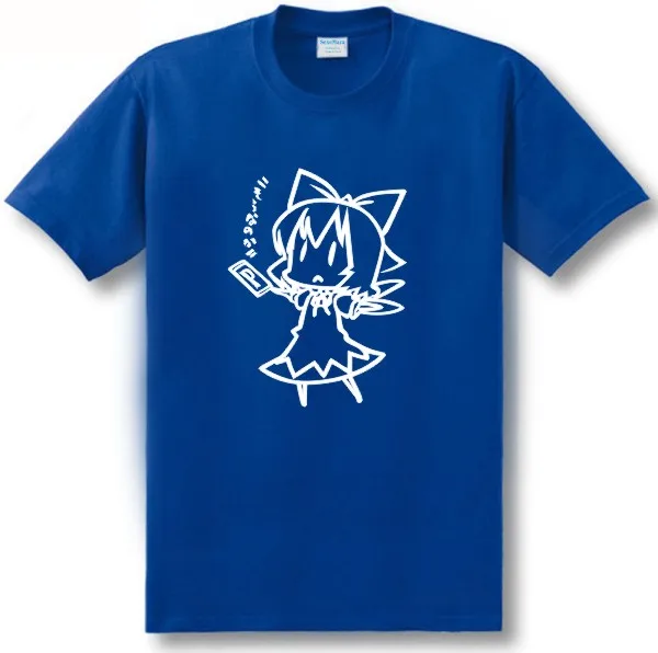 Новый стиль линейный Рисунок Touhou Project Cirno ZUNSOFT ZUN sitcoms одежда для пары Мужская