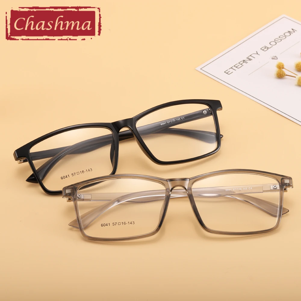 Большие очки для мужчин оправа очков Оптический Свет TR90 Гибкая готовая