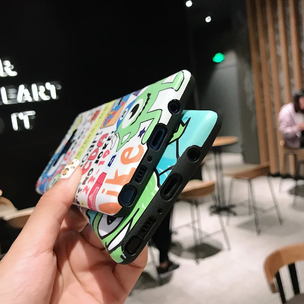 Чехол Marchcover для samsung Galaxy S9 S8 Plus Note 9 8 с милыми мультяшными монстрами Universty Mike мягкий