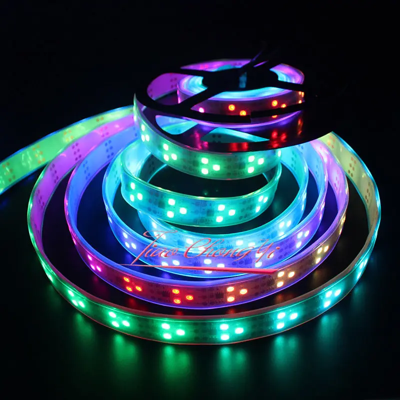 5 м 90 светодиодный/м 450 светодиодный WS2811 IC 5050 RGB пиксель полоса индивидуальный