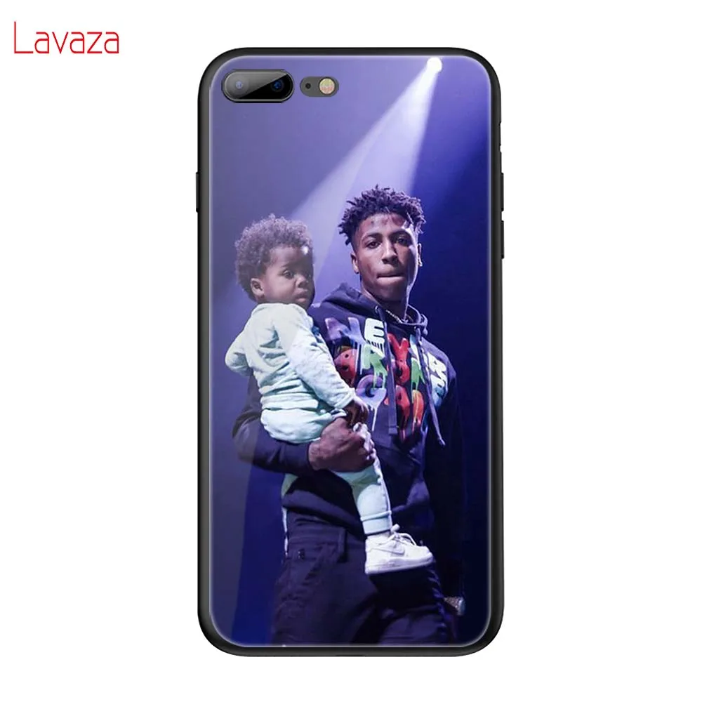 Lavaza Youngboy никогда не сломался снова закаленное стекло TPU чехол для iPhone 6 6S 7 8 Plus 5 5S SE XR X XS 11 Pro MAX чехол - Цвет: TG10