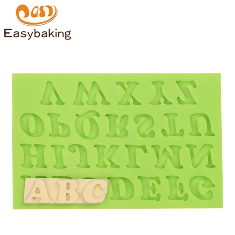 Set of 3 Capital Letters Lowercases and Arabic Numbers Fondant Cake Decoration Silicone Mold for the Kitchen Baking Sugarcraft | Дом и сад