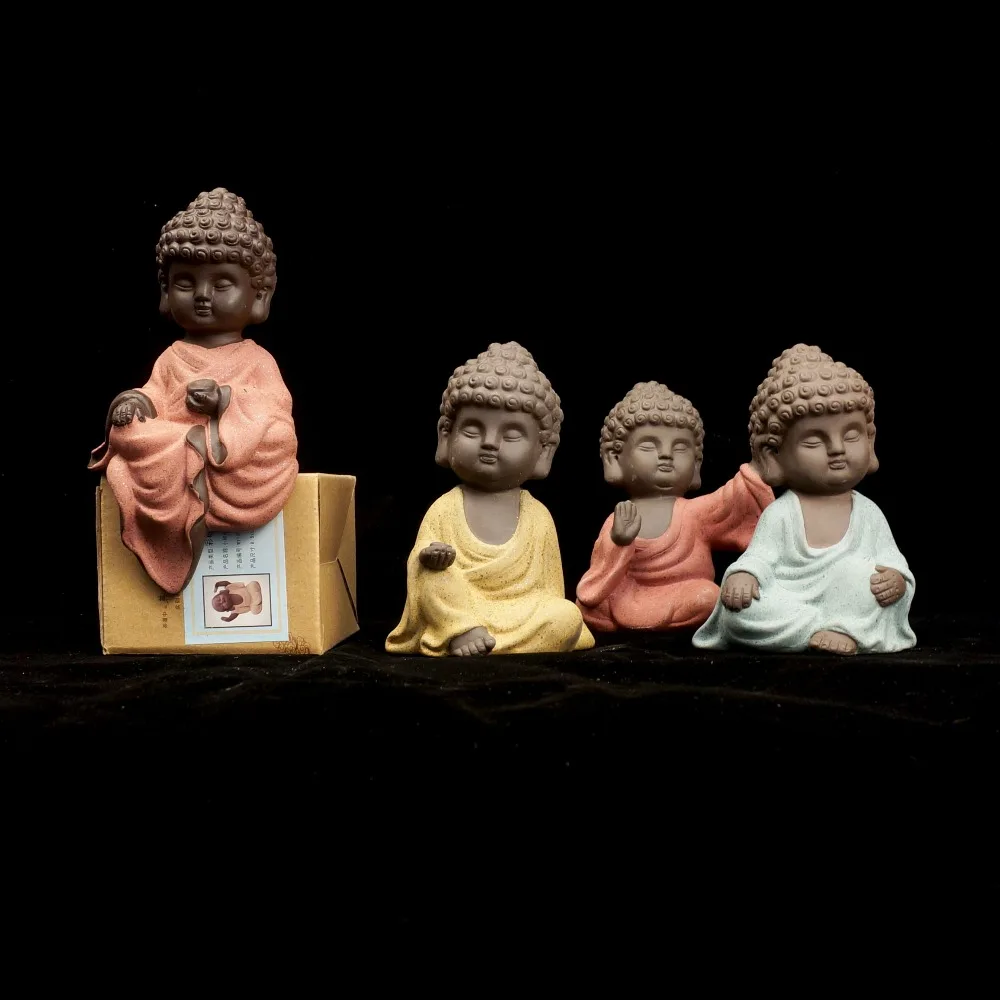 Керамическая статуя Будды бутик с изображением монаха исинского чая аксессуары