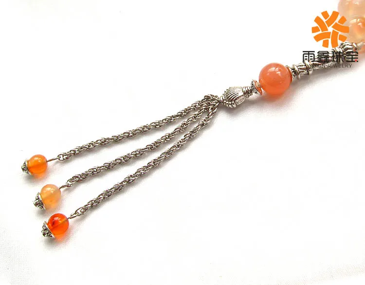 Натуральные бусины из калцедона исламский муслилм 33 молитвенные четки для