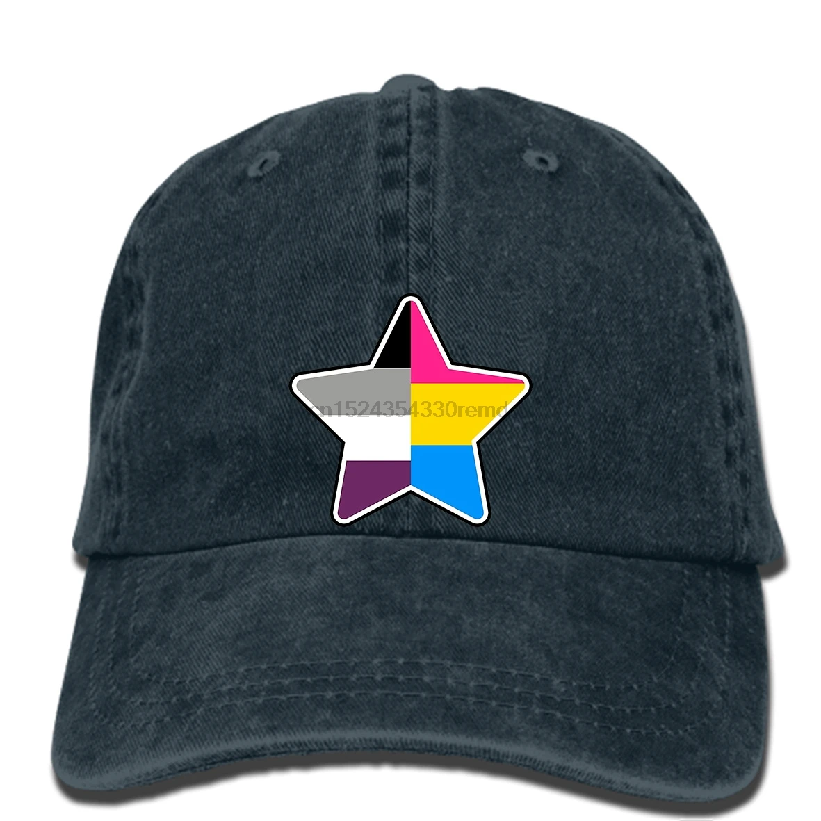hip hop Baseball caps Panromantic Asexual Star Women s Premium cap women | Аксессуары для одежды