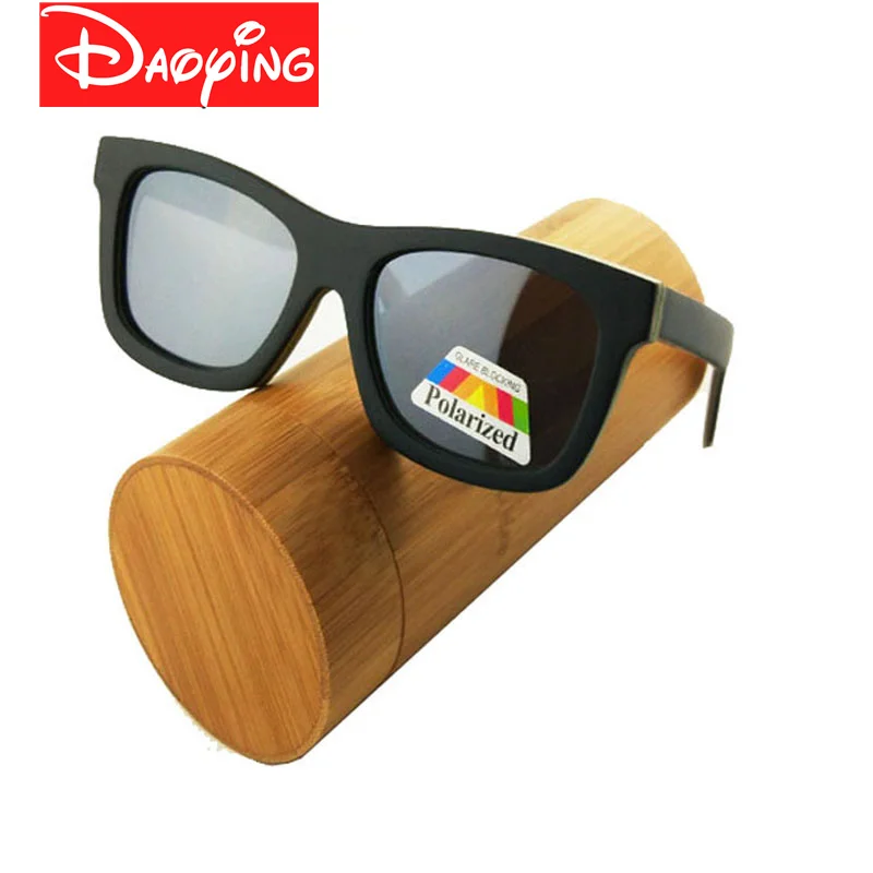 DAOYING новые мужские бамбуковые солнцезащитные очки ручной работы деревянный
