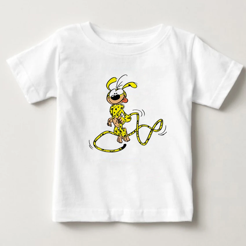 Детская футболка с длинным хвостом леопардовым принтом|Тройники| |