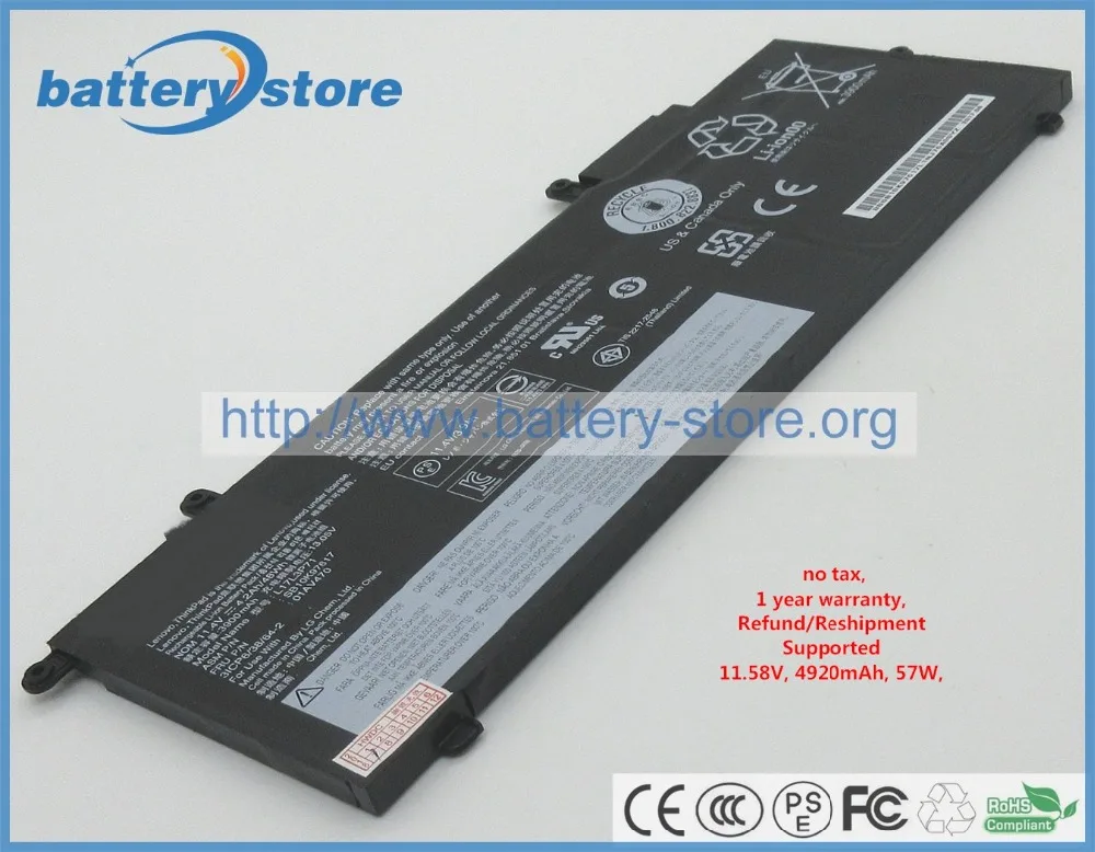 Бесплатная доставка Подлинная батарея SB10K97621 SB10K97620 L17S3P71 для LENOVO ThinkPad T480s(20L7002XCD)