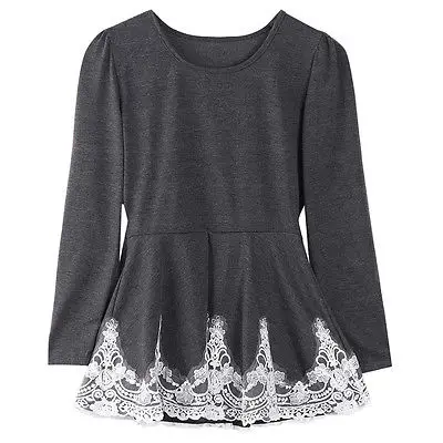 Женская футболка с длинным рукавом круглым вырезом|shirt neck|shirt importershirt children |