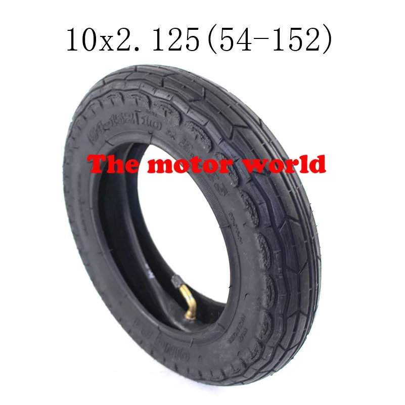 

2019 New High Performance 10x2.125(54-152) Rubber Outer Tyre and Inner Tube for Electric Scooter Bike Refit Motorcycle Parts