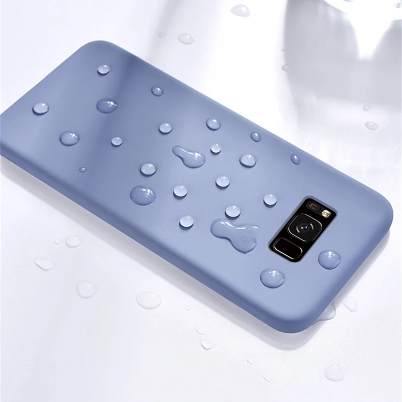 Для Samsung Galaxy M10 M20 M30 A10 A20 A30 S8 S9 Plus S10 Lite жидкий силиконовый чехол для Note 8 9 A40 A50 A60 A70 |