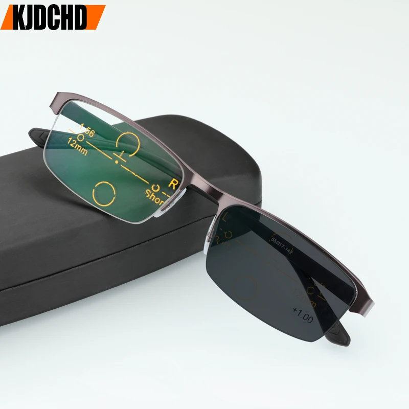 Прогрессивные фотохромные очки для чтения с дужками высококачественные