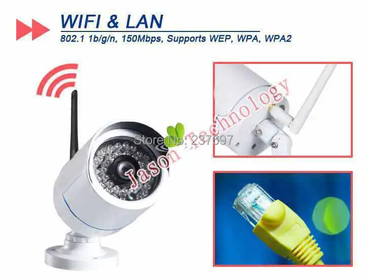 Бесплатная почта открытый IP66 водонепроницаемая камера видеонаблюдения wi-fi Kamera