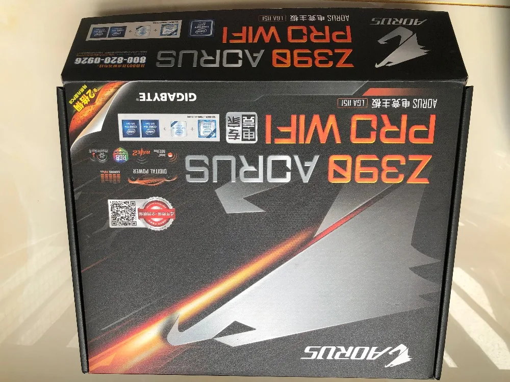 Новая оригинальная материнская плата Gigabyte Z390 AORUS PROWIFI LGA 1151 DDR4 DVI VGA HDMI B360 E-sports game компьютерная настольная материнская плата