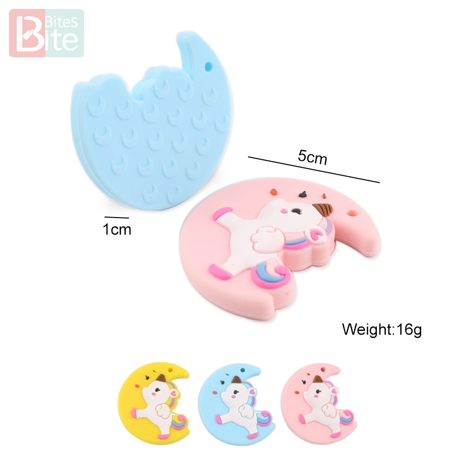 1 шт. силиконовый Прорезыватель для зубов Единорог сделай сам | Мать и ребенок