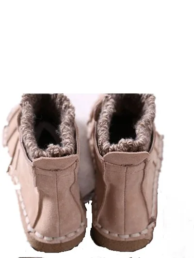 Careaymade новая обувь из натуральной кожи Женская однотонные туфли без каблуков