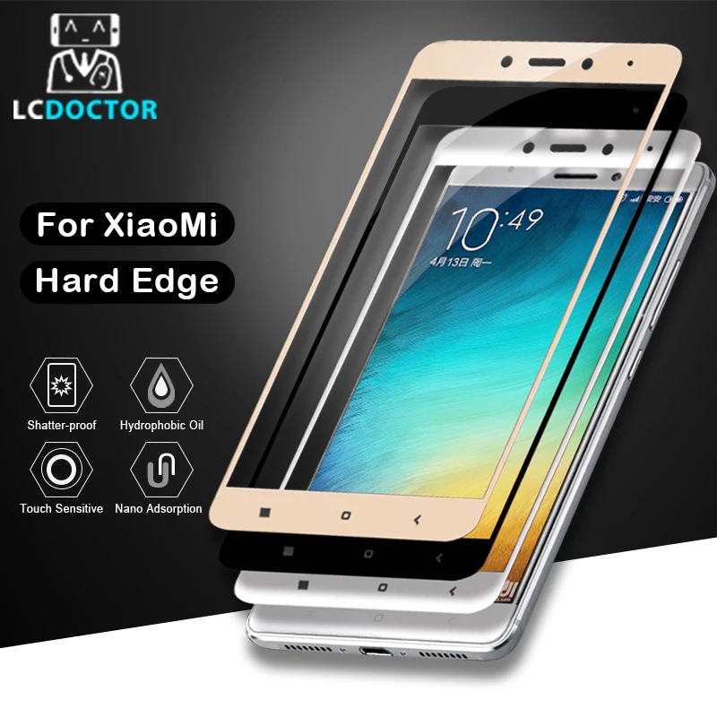 3D полное покрытие закаленное стекло для Xiaomi Redmi 4X5 Plus 4A 5A Защитная пленка экрана Note