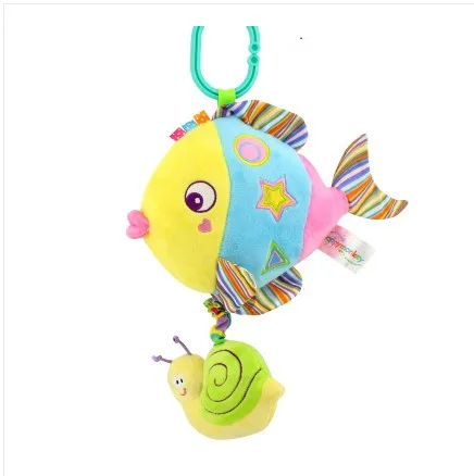 

Marine Animal Newborn Babies Bed Bells, Hand-held Music Bells, 0-1 Years Old Baby Cars, Hanging Toys to Soothe Plush