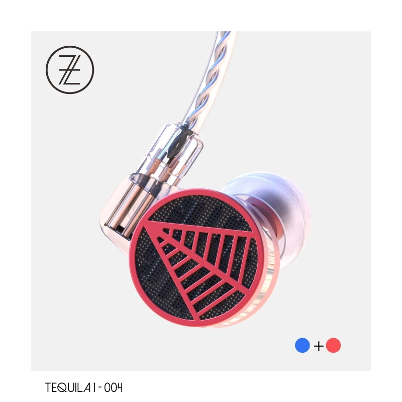 TEQUILA 1-004 TFZ Текила 1 Наушники-вкладыши динамический съемный посеребренный кабель Hifi наушники-вкладыши монитор - Цвет: TEQUILA 1-004