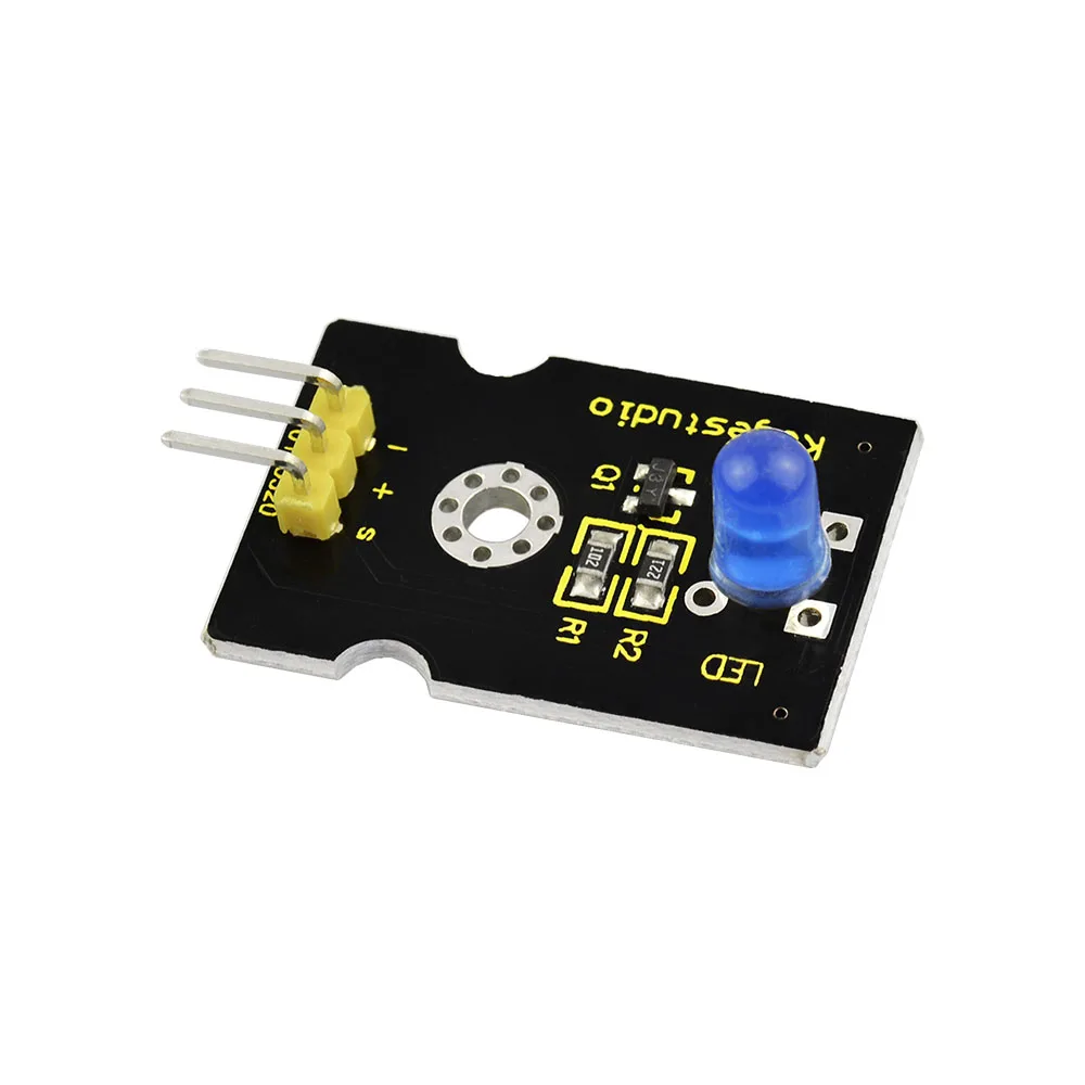 Супер яркий цветной светодиодный модуль Keyestudio для Arduino STEM (синий)|Аксессуары
