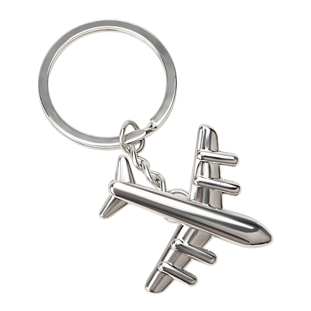 

Car Keyring Key Chain Auto Key Ring Mini Air Plane Pendant Decorative Fashion Keyfob Creative Birthday Gift Design Metal Alloy